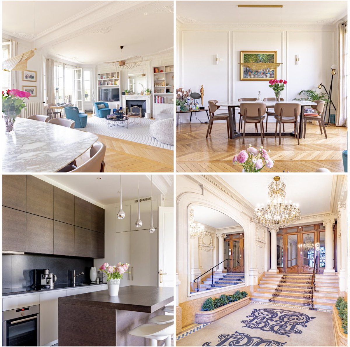 Exclusive mandate - Suffren #Paris7137.18 sqm renovated #apartment4 bedrooms - Lots of natural light - Quiet environment - Unobstructed #view Located on the 4th floor with elevator. This renovated apartment is the ideal family home. en.deluxe-confidential.com/vente-appartem………… #architecture