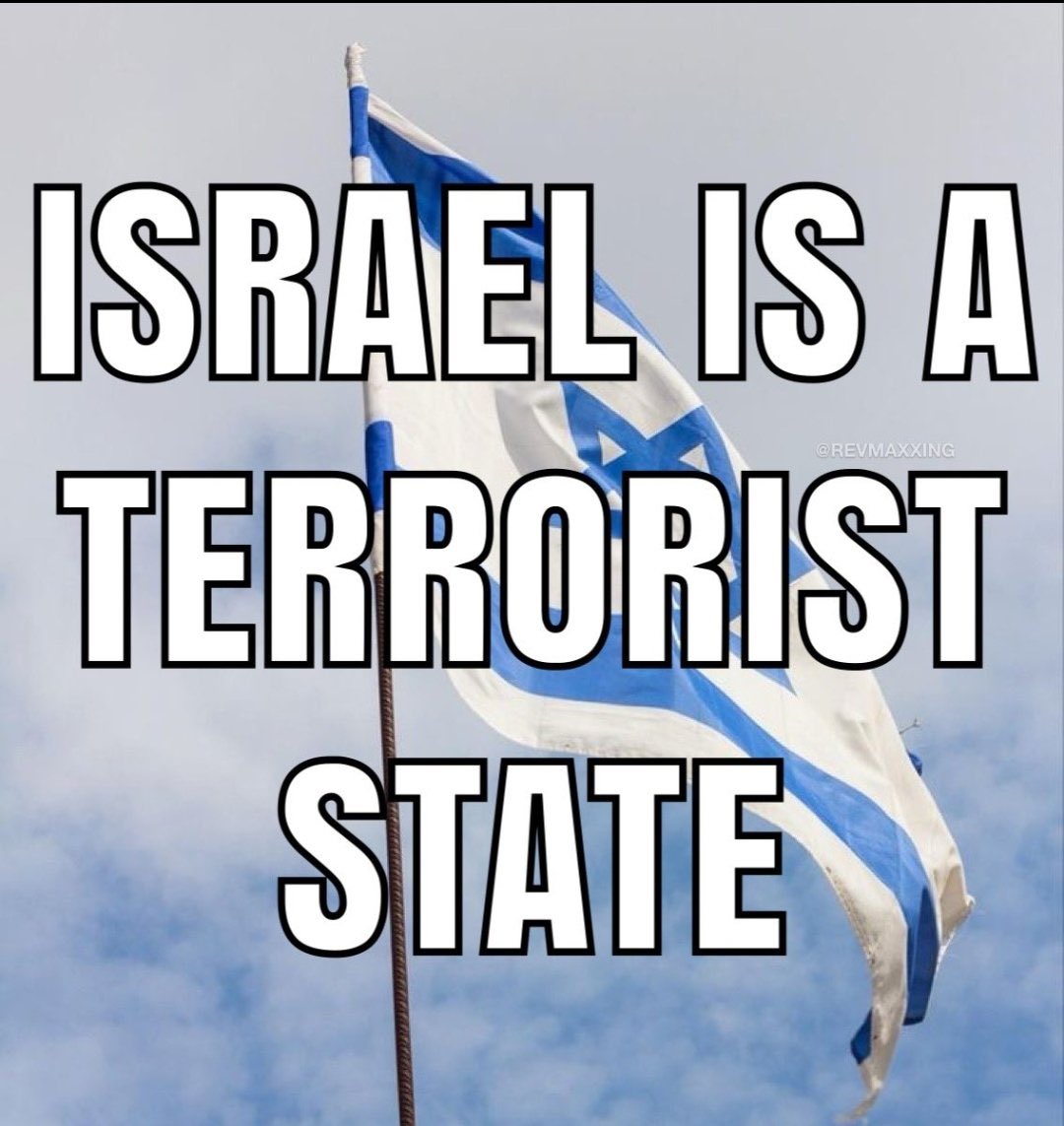Zionists are terrorists. Israel is a genocidal terrorist state.