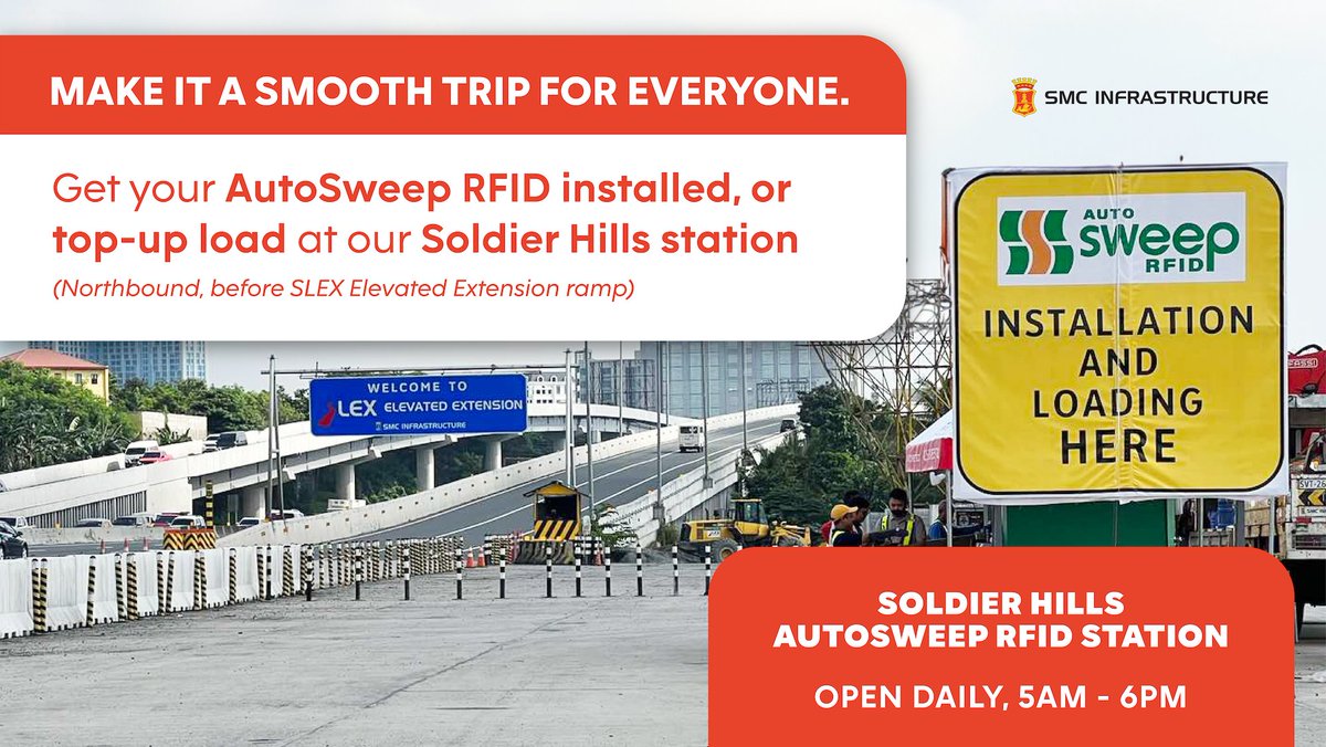 #SMCTollways #AutosweepRFID #RFID #RFIDInstallationSites