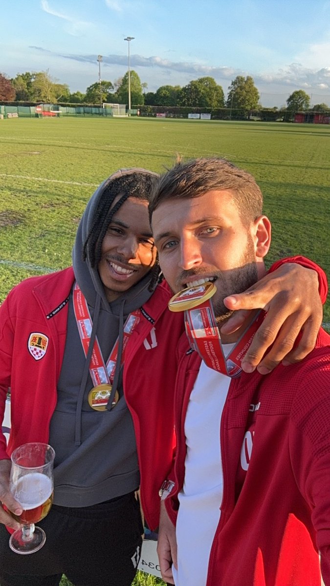 Been waiting to win something with this guy. My best pal in football😍😍 <a href="/Reece_Baller/">RM💫</a>
