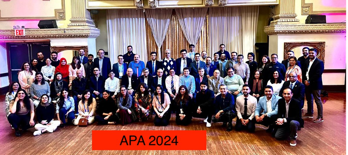 PAPANA Dinner at APA 2024

@APApsychiatric @papana_org
#apaam24 #MedTwitter #meded
#psychtwitter #match2025