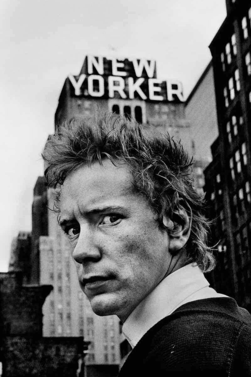 📷©️ Anton Corbijn. 
Johnny Rotten.