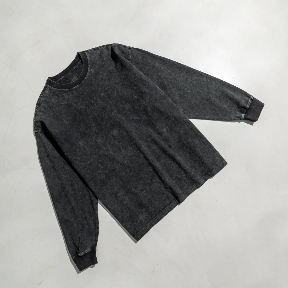 BTMK L/S TEE washed ロンT ウォッシュド加工 BTMK L/S TEE washed W0156