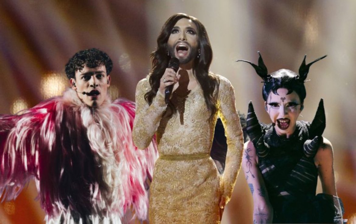 🏳️‍⚧️🏳️‍🌈Cette année, dix ans après la victoire de la drag queen Conchita Wurst, deux artistes non binaires participent à l’#Eurovision. Je vous raconte comment le concours est devenu une tribune pour les voix LGBTQ 👉🏻20minutes.fr/arts-stars/cul…