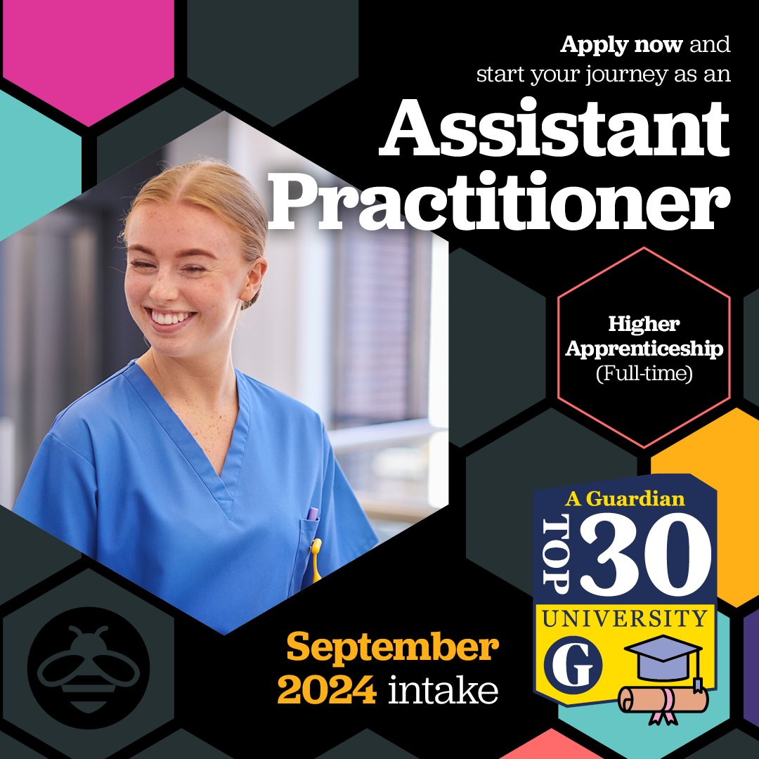 Are you looking for a higher cause?🤔 
Take the next step in helping improve the day-to-day lives of vulnerable people.
Learn more: bit.ly/3O4lU4b
#WeBelieveInYou🐝#BoltonUni🎓#BoltonHealth💙