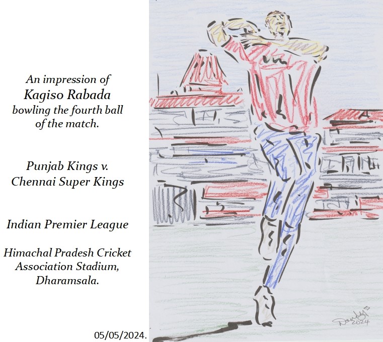 Kagiso Rabada 4th ball of match #sketch #IPL2024 #IPLCricket2024 #IPL2024live @abdulhayemehta @NorthStandGang @ilegally_indian @AnnieChave @palfreyman1414 @Edgaralanpoe48 @andydurrant75 @cbar2323 @chriswaller1 @kinobe911 @mattbob84 #ink #brush & #pencil #drawing #drawingart #art