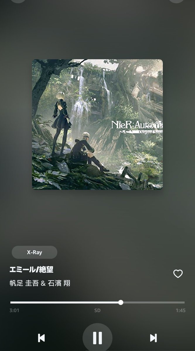 iFi GO blu × Elysian Acoustic Labs PILGRIM NieR:Automata 「エミール/絶望」 こんな簡単な装備なのになかなか良い…