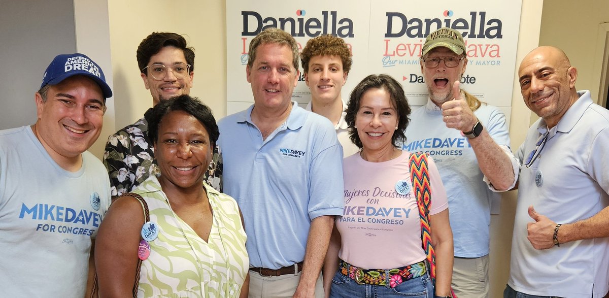 #TeamDavey is proud to have joined @LevineCava at her first office opening in #FL27.

Across our district and Miami-Dade, the support is strong for Mayor Daniella's second term and Mayor Davey's campaign for Congress!