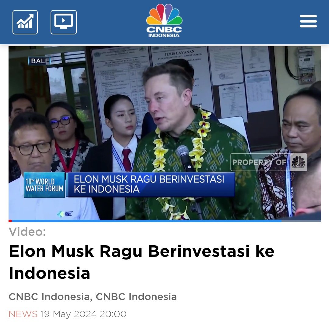 . . Jadi ini Alasannya kenapa mendadak @jokowi batal dampingin Elon Musk ??! Kebayang juga sih Malunya Bukanmaen Bro @jokowi Kalo pas Elon Musk ngomong Ragu Investasi Starlink di Indonesia trus Bro Jokowi bediri disebelahnya 🫣🫣🫣 Tapi seriusan deh .. Ini tuh Masalah Serius ..