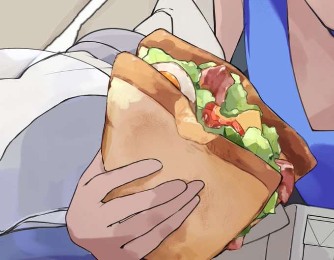 「パン サンドイッチ」のTwitter画像/イラスト(新着)