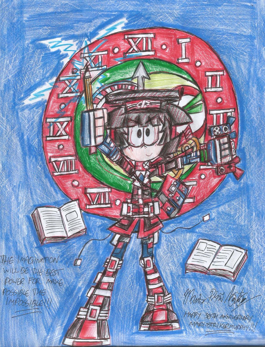 Countdown To The Week Of MarioStrikerMurphy.
What time is it...? It's time for create a New Adventure!

#MarioSatoshiMatsumaru
#Mexico
#TheApocalypseHour
#MarioStrikerMurphy
#clock
#pencil
#YearOfMarioStrikerMurphy