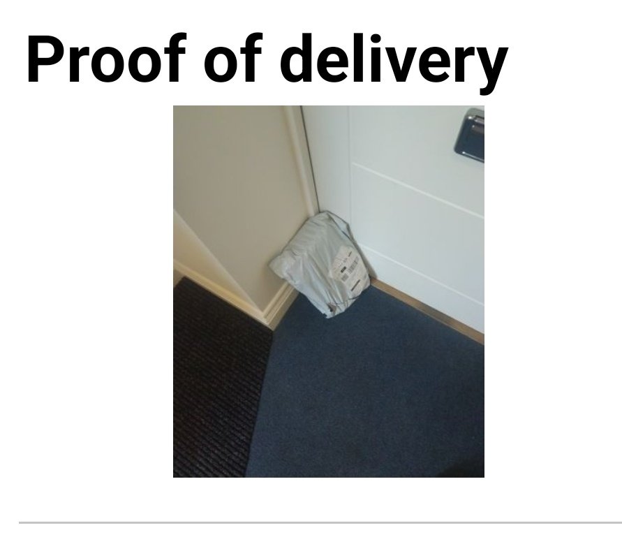 I was out of town over the weekend when I received an email telling me that a parcel was to be delivered, which I requested another delivery slot for, but still went out for delivery.

As I wasn't in, Royal Mail left it outside my door, claiming it has been left in my safespace.