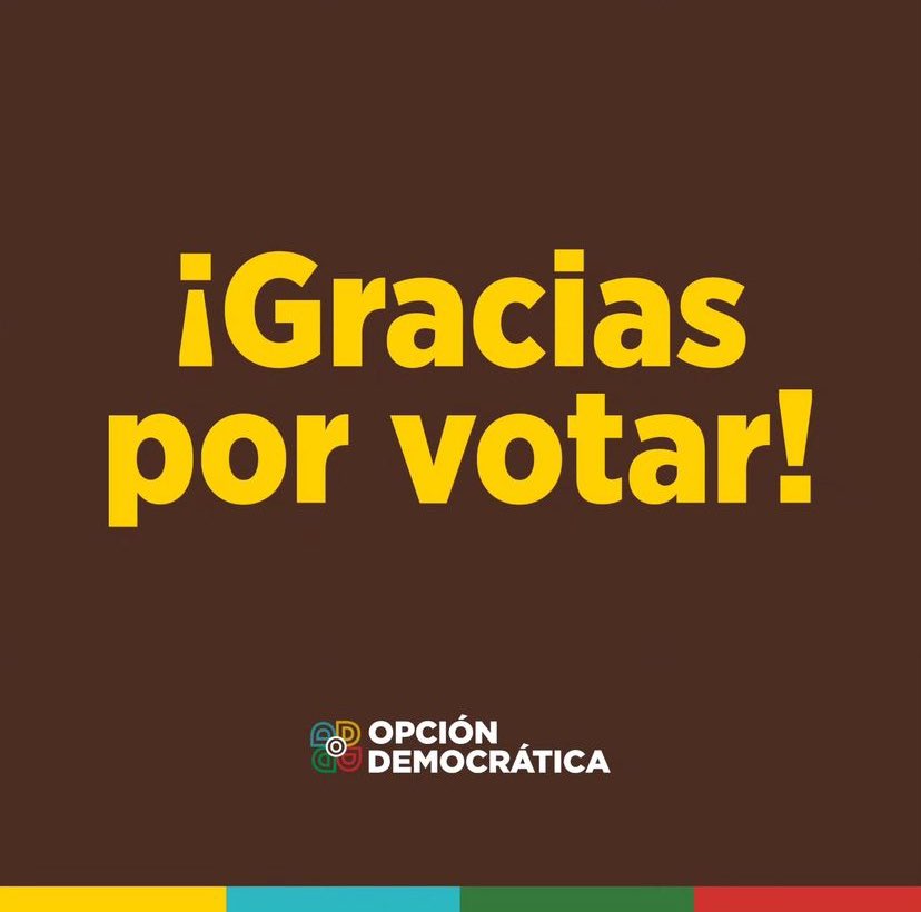 ¡Gracias! 👏🇩🇴🤎
#OpcionDemocratica