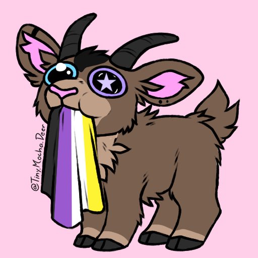 PRIDDDEEEEE
#fursona #goat #goatfursona #nonbinary #enbypride