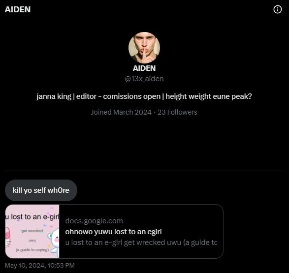 Katrina tweet media