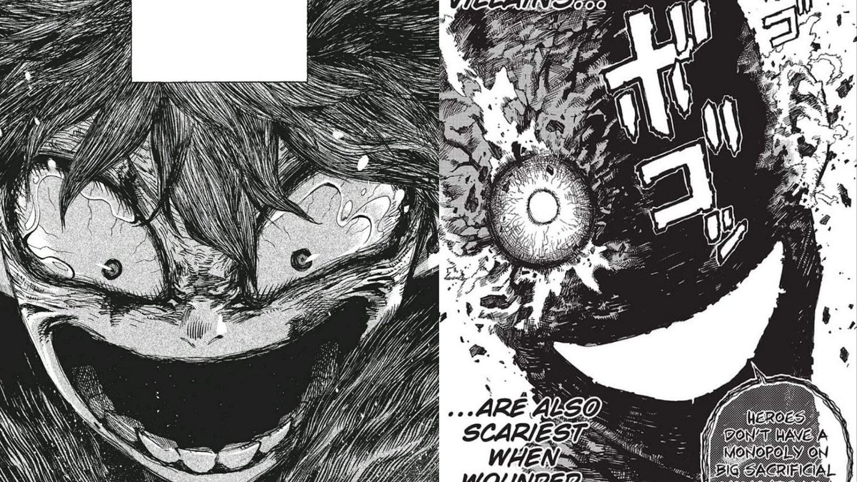 Is the childish with us 
Yall gas gege scribbles 
Because it's ass and u think it looks better 
Hori having real talent knows when and how to make his art style