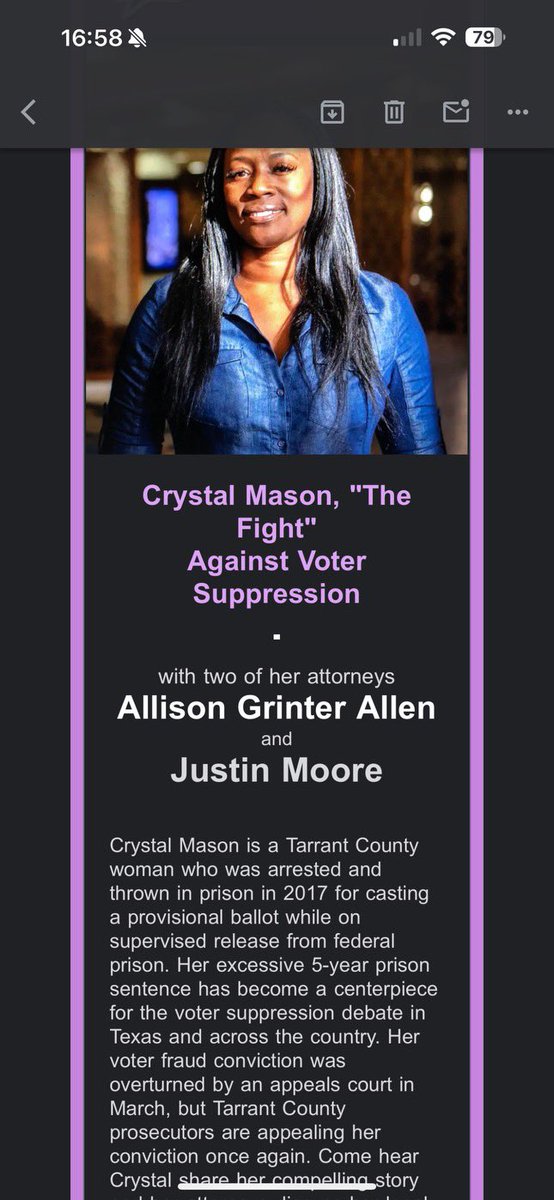 Crystal Mason tweet media