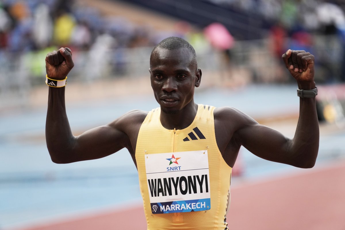 Emmanuel WANYONYI clocks 1:43.84 in the 800m to secure the 1st place.

#MarrakechDL #MeetingIM6 #DiamondLeague💎 #WDL