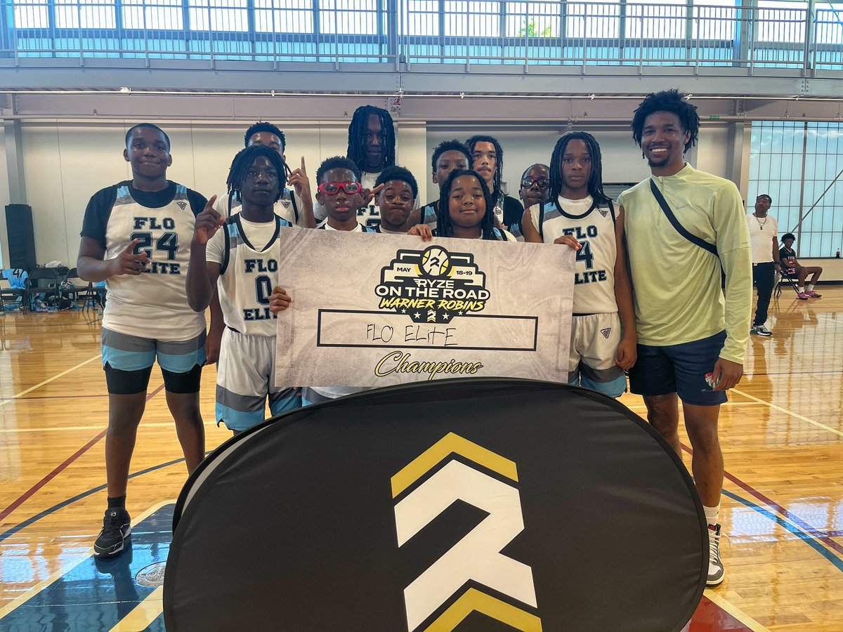 RYZE on the Road Warner Robins II 13U Champions: Flo Elite This group has had a lot of success on our stage this spring, and they finally took one home in a tough field this weekend. Size, athleticism, guard play; they have it all. Well rounded team. @isoflo_