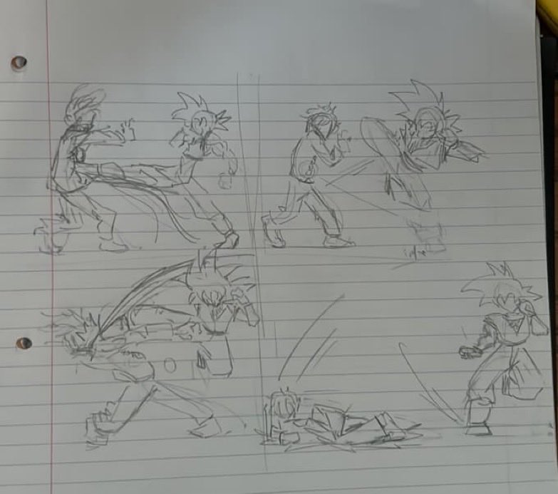 Throwaway scribbles
Old Goku vs Gojo