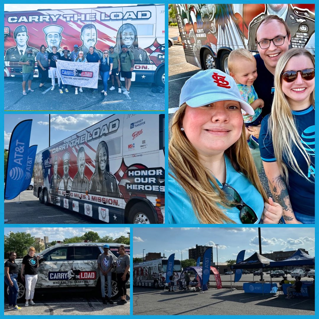 Our first day participating in #CarryTheLoad was one to remember! Thrilled for the opportunity to do our small part in bringing awareness to this important cause 🙌 We’ll see you next in Little Rock! #FirstNET #LifeAtATT @Retail_Markets