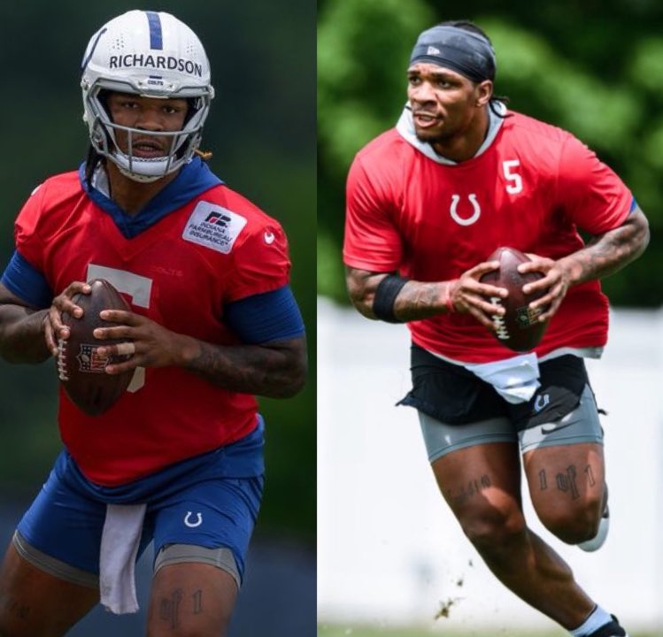 #Colts 2nd year quarterback Anthony Richardson has put on some serious muscle. 👀 The rest of the #NFL needs to be on high alert. (📸@SconnieColt)