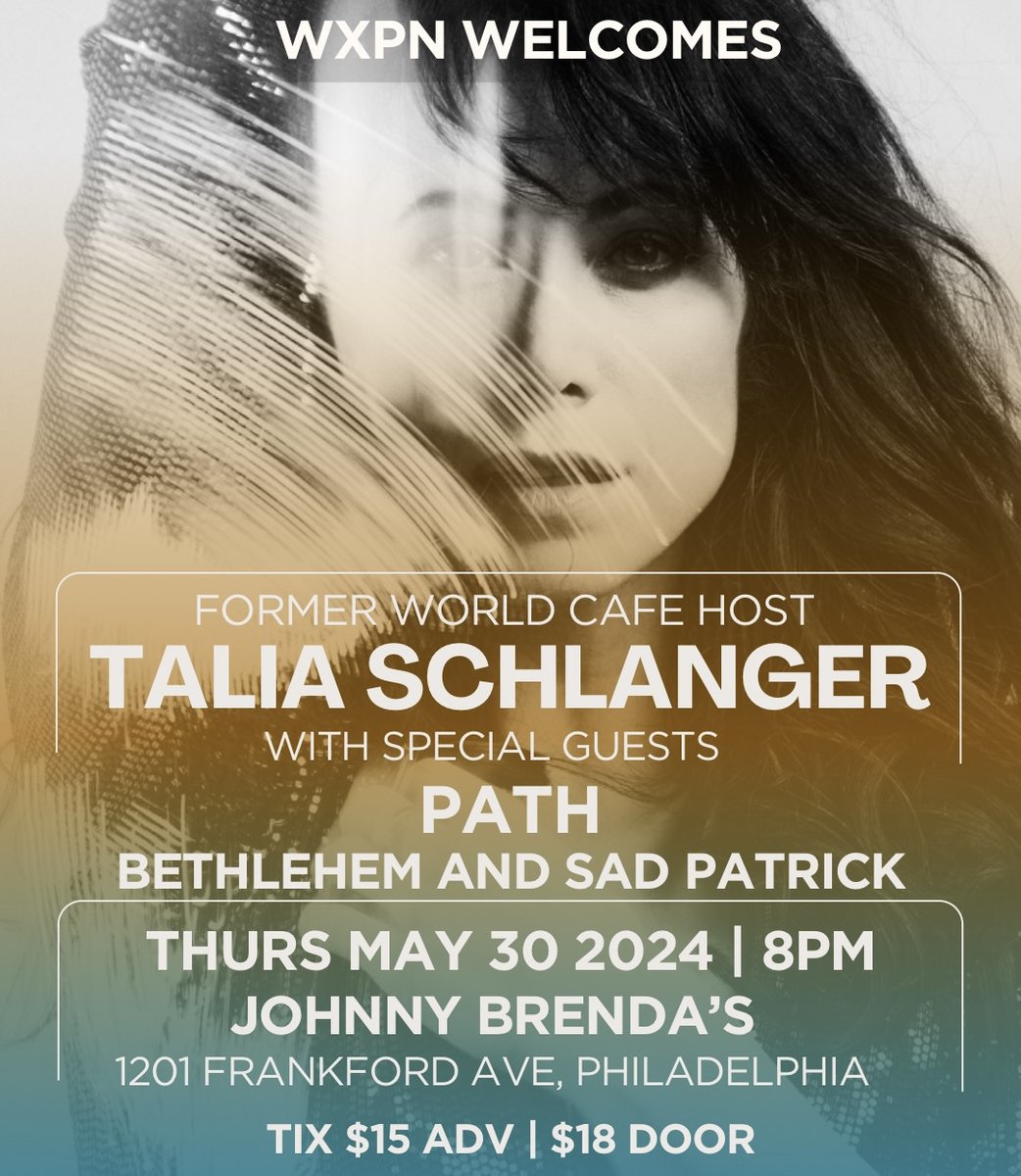 Just a little more than a week away! Our first show at @johnnybrendas, opening for @TaliaSchlanger and sharing the stage with @pathsongs on 5/30. etix.com/ticket/p/42237…