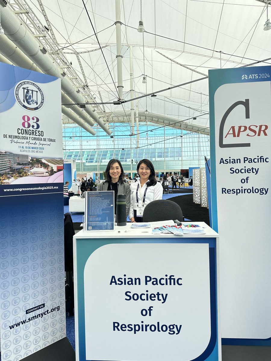 Visit us at the APSR booth located in the San Diego Convention Center (upper floor) #ATS2024 #APSR #SanDiego