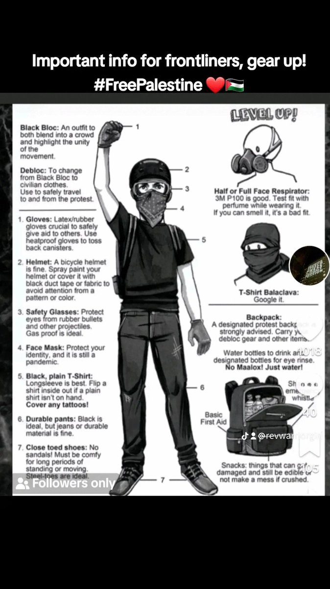 @DrLoupis 💔 gear up people! #fuckthepolice #FreePalestine #revolutionistheonlysolution 🖤💚❤🌿✊🏽