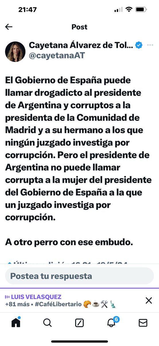 bettymagda's tweet image. Te comparto la opinión de una política Española sería no un fantoche