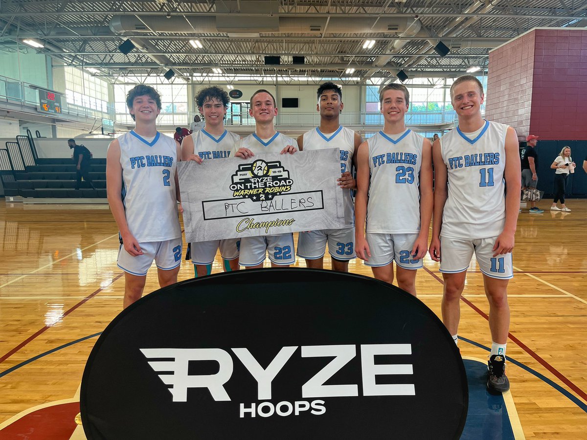 RYZE on the Road Warner Robins II 15U Champions: PTC Ballers What a weekend for PTC Ballers. They play a fun, free-flowing style and execute at a high level. Scott Moreman ran the show really well and Tyler Griffin & Thomas Cochran provided significant contributions all weekend.