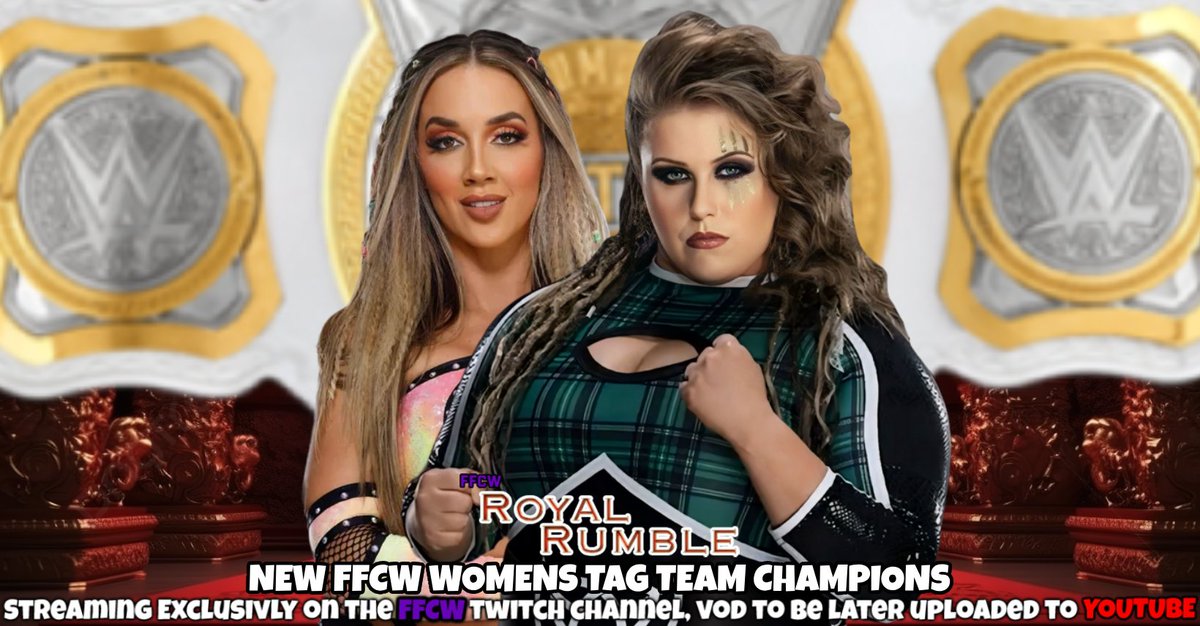 #ANDNEW #FFCW #ROYALRUMBLE @PiperNivenWWE @ImChelseaGreen