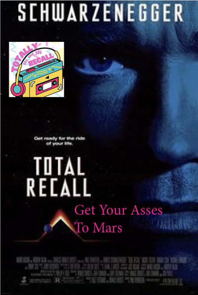 Get ready to head to Mars with us this week. Premiering Tuesday, we'll see you at the party! #90s #90smovies #totalrecall #arnoldschwarzenegger #90spodcasts #genx