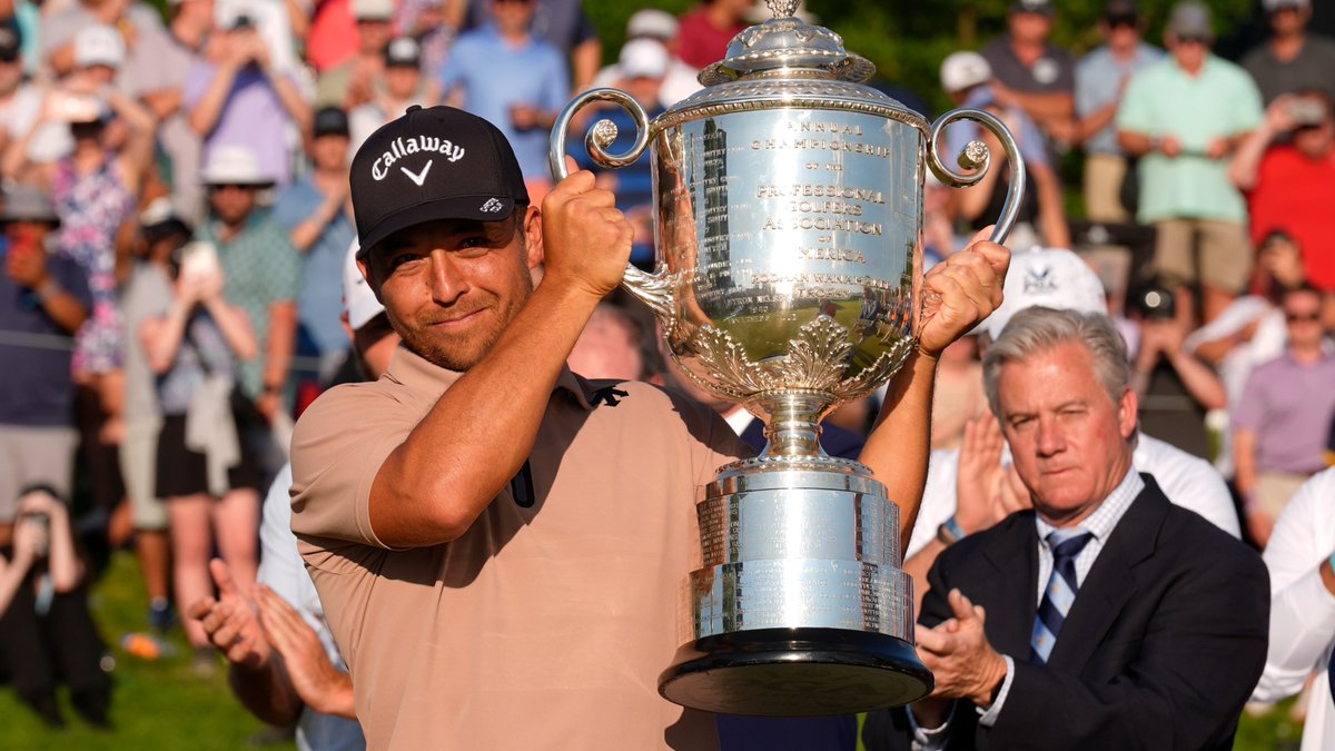 Xander Schauffele finally casts aside ‘choker’ tag as World No3 birdies last hole to win first Major at PGA Championship: THE X-MAN finally found his A-game when it mattered most,… dlvr.it/T76f7q bit.ly/4afKAij #videocataloger #contentmanagement #videoorganizer