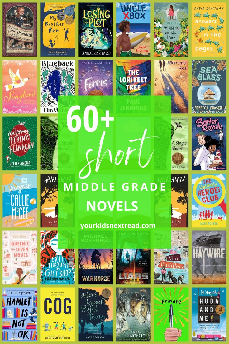 New YKNR book list! 60+ short middle-grade novels (with page count) as recommended by the 34000+ members of Your Kid's Next Read! allisontait.com/2024/05/60-sho…