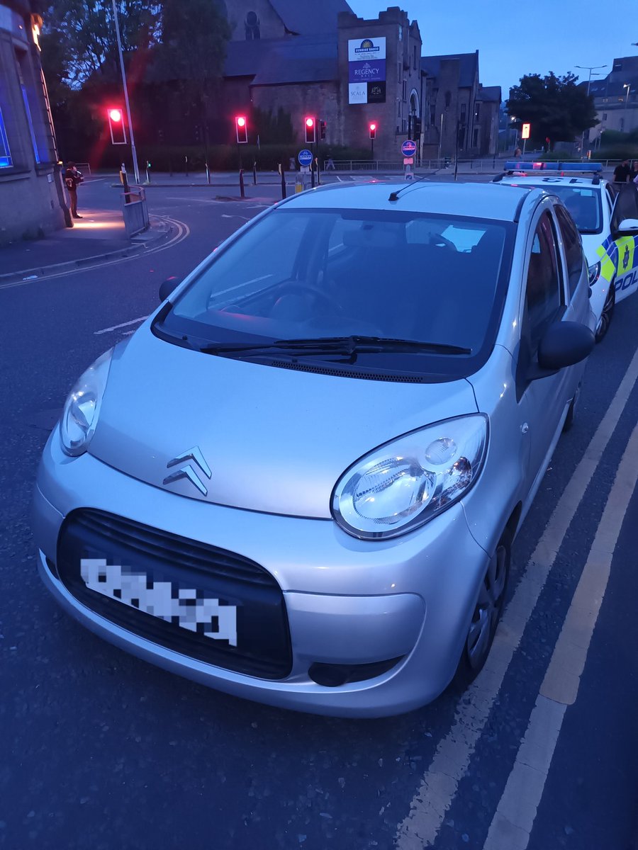 Otley Road @WYP_BradfordE Despite producing a screenshot of an insurance policy, the driver was less than convincing when questions were raised about it's legitimacy. Vehicle seized and driver reported for driving without insurance. Further enquiries are ongoing #OpSteerside