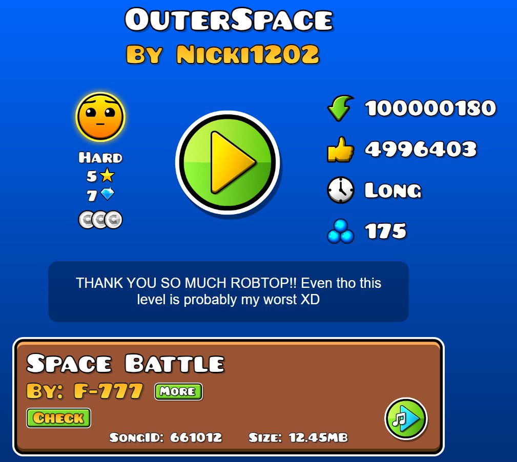 OUTERSPACE JUST HIT 100,000,000 DOWNLOADS!!