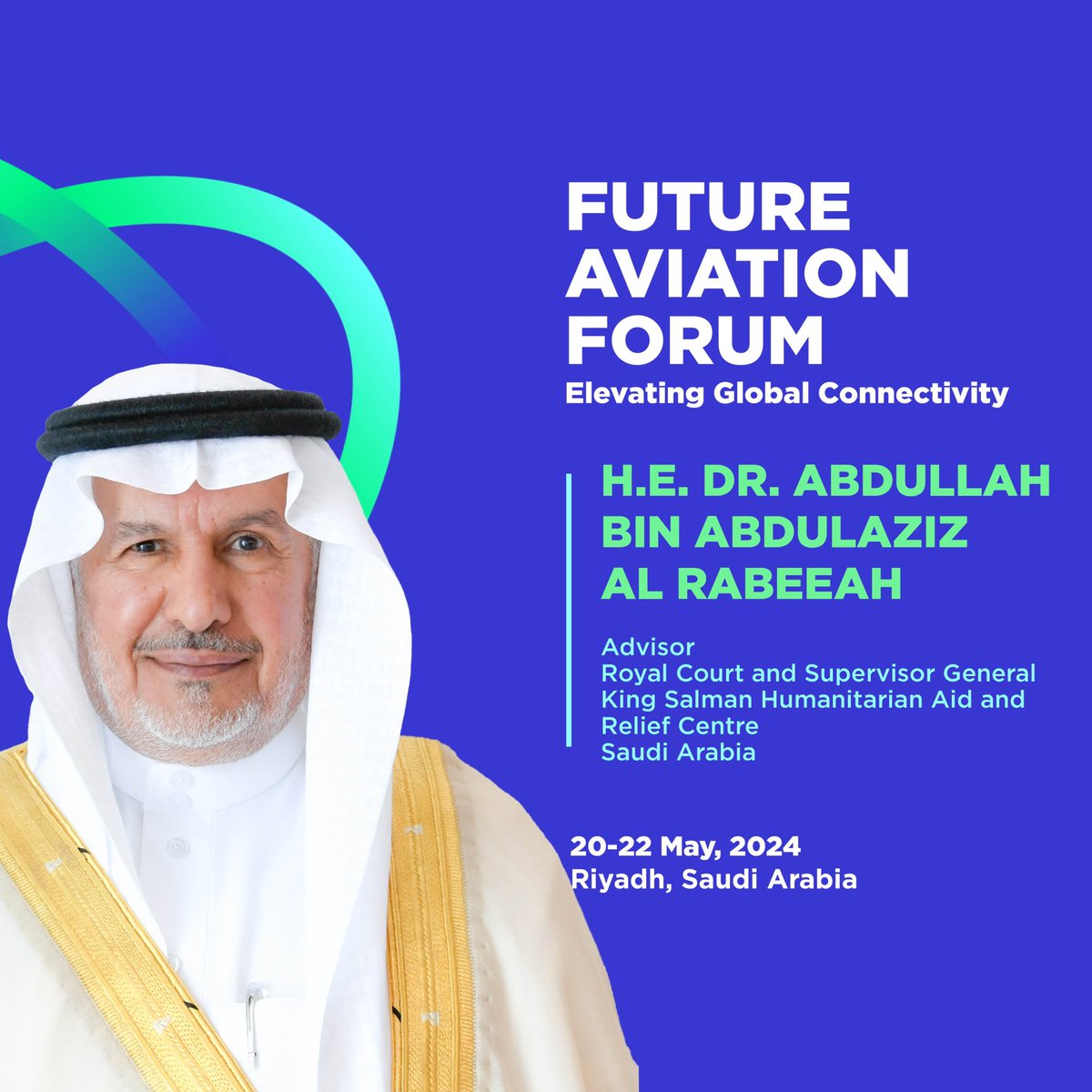 Discover how aviation supports humanitarian relief by enabling evacuations, delivering supplies, and providing essential services with insights from H.E. Dr. Abdullah bin Abdulaziz Al Rabeeah, Advisor of the Royal Court and Supervisor General of @KSRelief_EN, at the