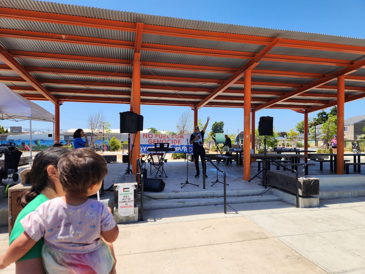 Fom Richmond to Palestine, Ecuador to Myanmar -  hundreds gather to tell <a href="/Chevron/">Chevron</a> - No Fuel For Genocide. Take action to #BoycottChevron here: bit.ly/boycottchevron