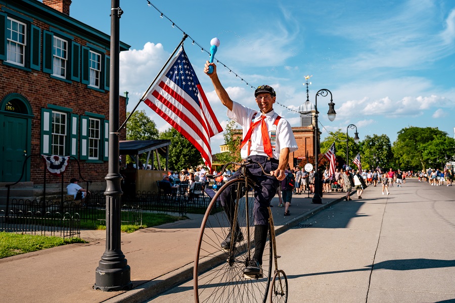 Become a member for exclusive early access to Salute to America in Greenfield Village, presented by Ford Philanthropy, this Wednesday, May 22, beginning at 9 a.m. EDT. Learn more: links.thf.org/4dG5bPw