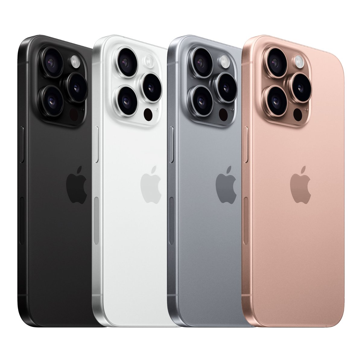 The iPhone 16 Pro models once again rumored to come in these four colors: - Black - White (or Silver) - Gray (or Natural Titanium) - Rose Source: @mingchikuo