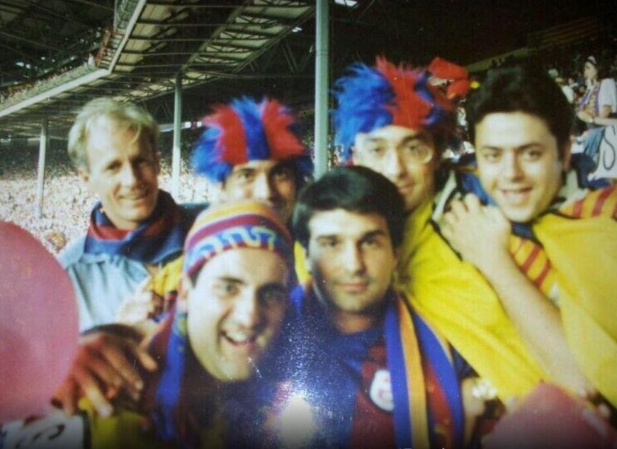 Jan Laporta & friends.
Wembley 1992.

#FCBarcelona