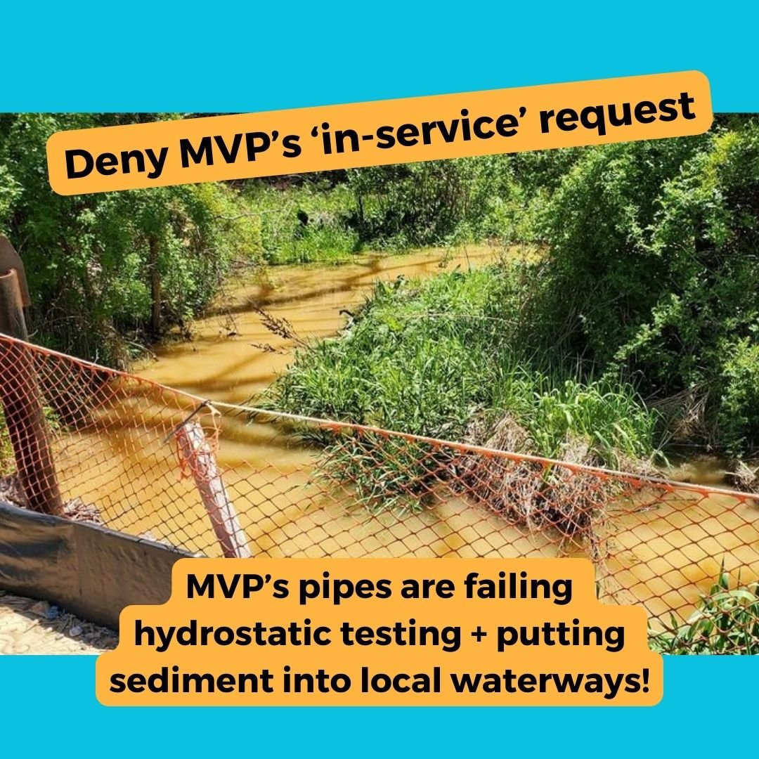 The Mountain Valley Pipeline will be disastrous for Appalachian communities & our climate. They are trying to get permission *by May 23* to place the pipeline “in service” BEFORE completing safety requirements. Demand that @FERC DENY MVP's request! ⤵️ docs.google.com/document/d/1dC…