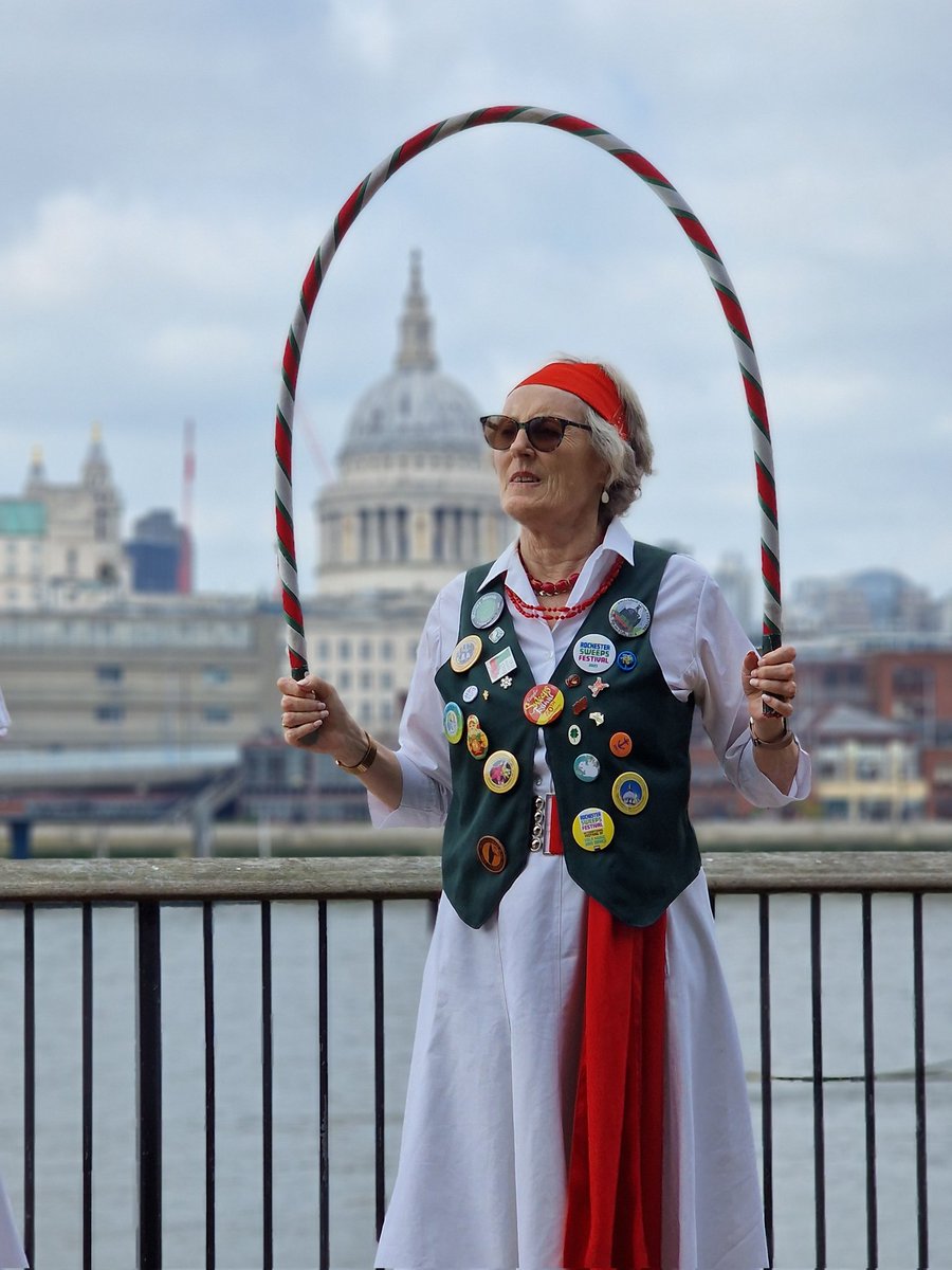 At the North Wood tour along the South Bank of the Thames on Saturday.