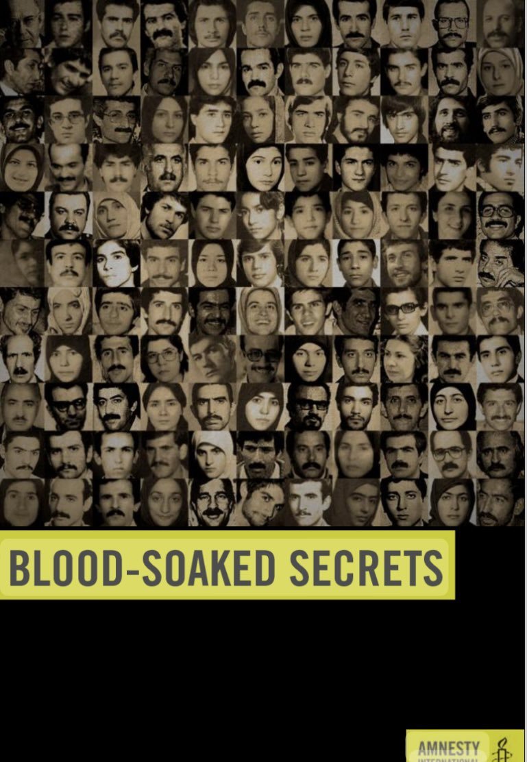 #Raisi: "Il macellaio di #Tehran". 
Ve lo spiegherò io chi era l'#iraniano #Raisi, il massacratore del Comitato della morte del 1988, lunedì 20 Maggio, ore 9.
Colui che si è macchiato di crimini orribili e che subito dopo la sua elezione a presidente dell'#Iran ha inasprito