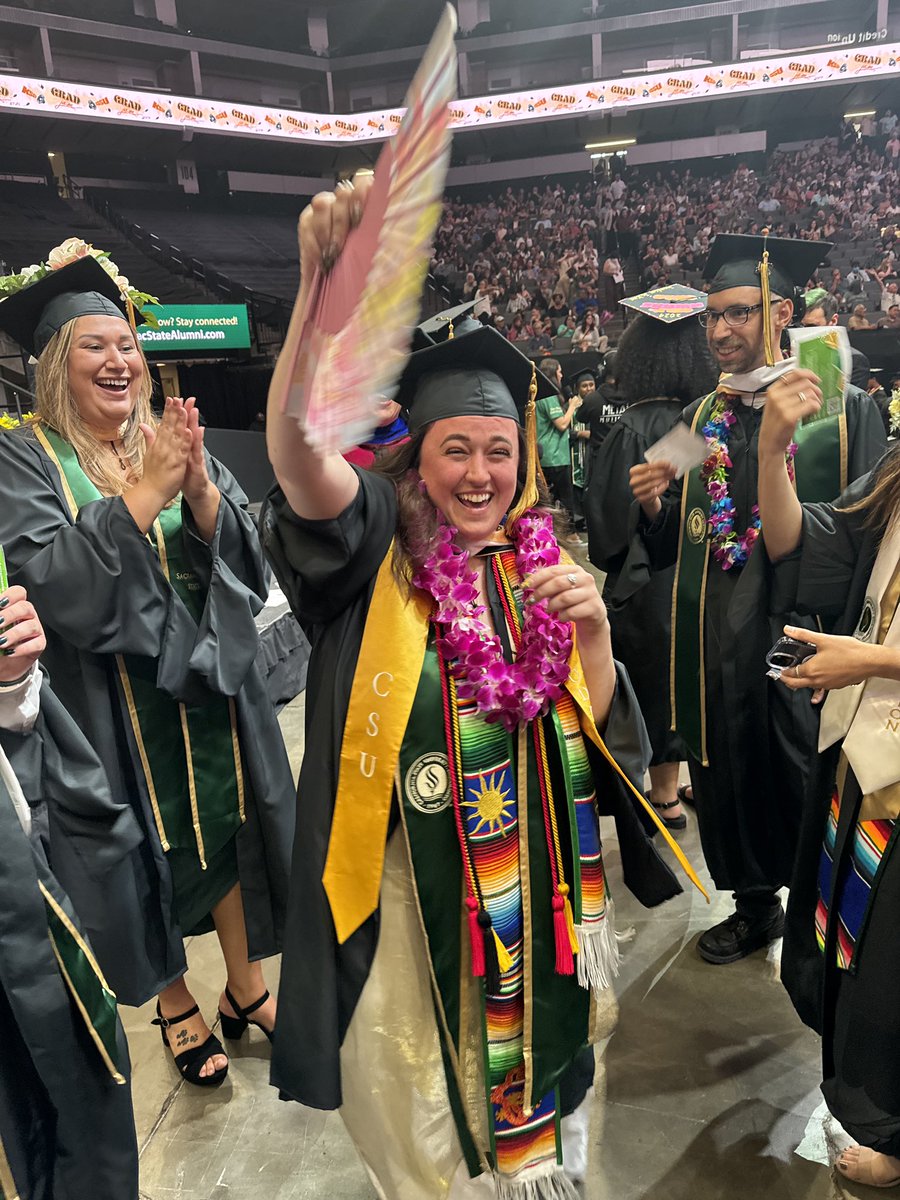 Such an amazing event! Loved celebrating our students. The Communication Studies grad student crew had a ball. And I so appreciated that final stingers up homage. As a first gen, #MadeAtSacState professor, I couldn’t be more proud. Bravo @sacstate students and @DrLukeWood!