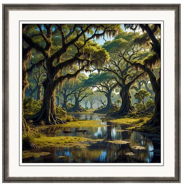 Sandi OReilly @sandioreilly Trees In The Marsh At The Coast HERE: sandi-oreilly.pixels.com/featured/trees… #trees #marsh #water #wetland #swamp #coastaldecor #spanishmoss #reflections #plants #sky #BuyIntoArt #SLOArtworks #SandiOArt See more #art,#prints,#products HERE:sandi-oreilly.pixels.com