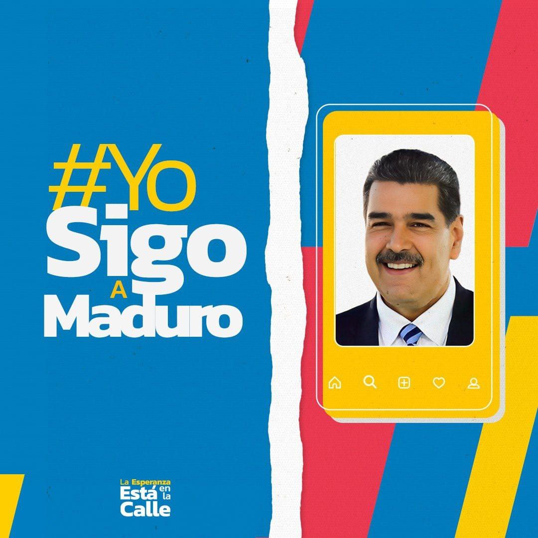 Para combatir el bloqueo que tiene el algoritmo contra nuestra Patria, vamos todos a seguir a nuestro Presidente Nicolás Maduro en todas sus Redes Sociales #YoSigoAMaduro 👇🏻 👇🏻 👇🏻 X @NicolasMaduro x.com/nicolasmaduro?… Instagram: nicolasmaduro