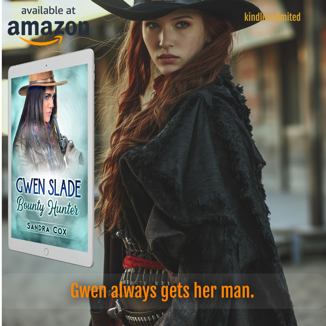 tinyurl.com/GwenSlade
Gwen Slade always gets her man, but all bets are off when she bumps up against Jordie Kidd, a charming outlaw with a bounty on his head.
#Western #WesternRomance #BountyHunter #Outlaw #Action #Adventure #KU Free