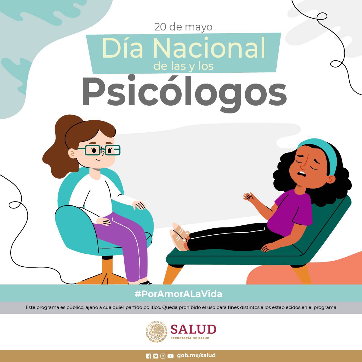 #ComunicadoSalud Psicólogas y psicólogos son pilar de la salud mental: Conasama ➡️ bit.ly/3UJZPud